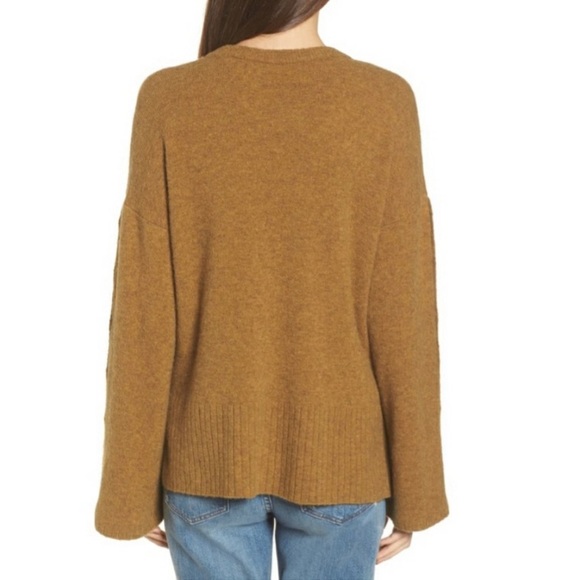 Madewell Button-Sleeve Pullover Sweater - Picture 5 of 11